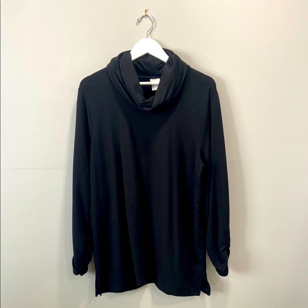 Chico's Cowl Neck Long Sleeve Tunic